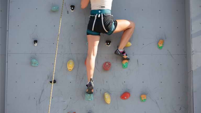 Climbing wall (at Messini Beach Club)