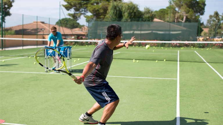 tennis with inclusive coaching