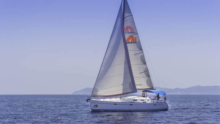 Neilson yacht sailing in the Ionian