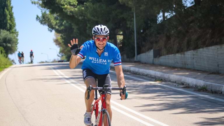 Road cycling at Vounaki Beach Club