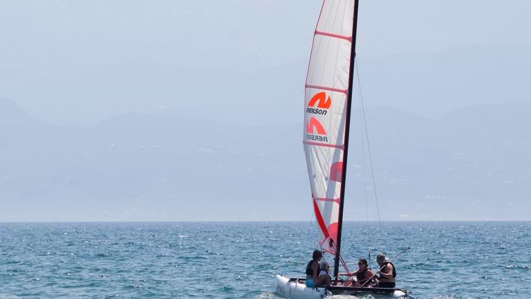 Catamaran sailing at Neilson | Cook's Club Adakoy