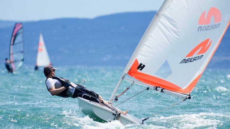 Intermediate sailing at Messini Beach Club