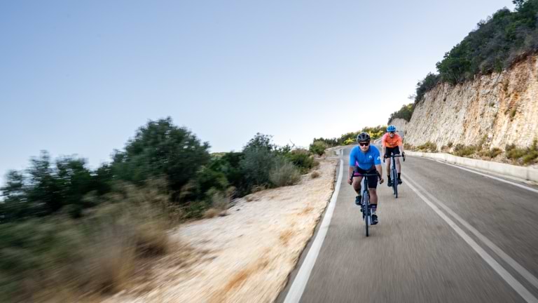 Guided road cycling