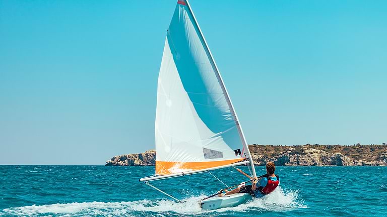 Dinghy sailing Levante Beach Club