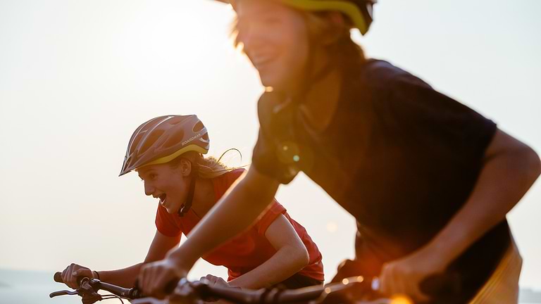 Cycling for children around the resort