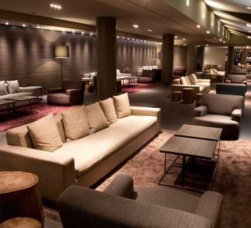 The stylish lounge