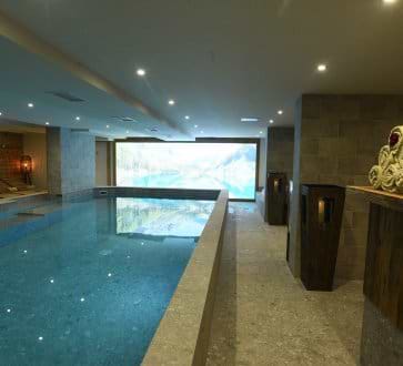 Spa with  large pool