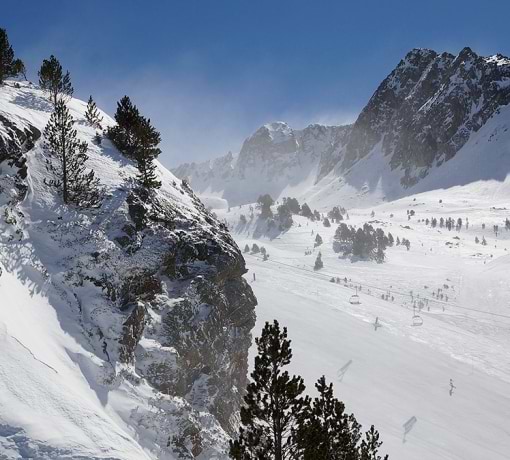 Grandvalira ski area in Andorra