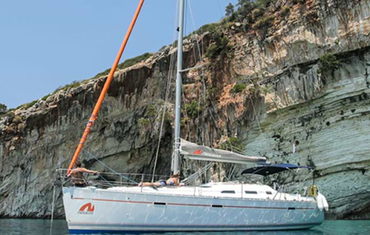 Neilson yacht in Greece