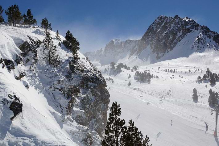 Grandvalira ski area in Andorra
