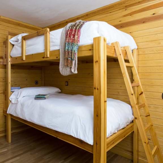 Bunks in a family room