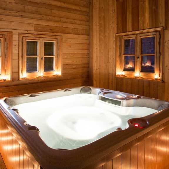 The large hot tub