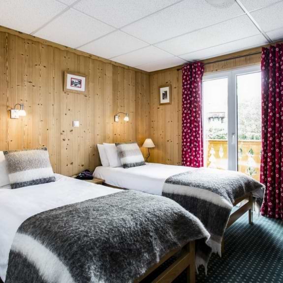 A club twin room