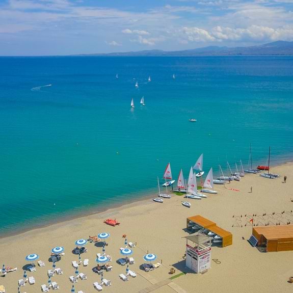 beach and sailing area
