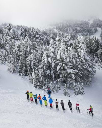 Skiing holidays for beginners