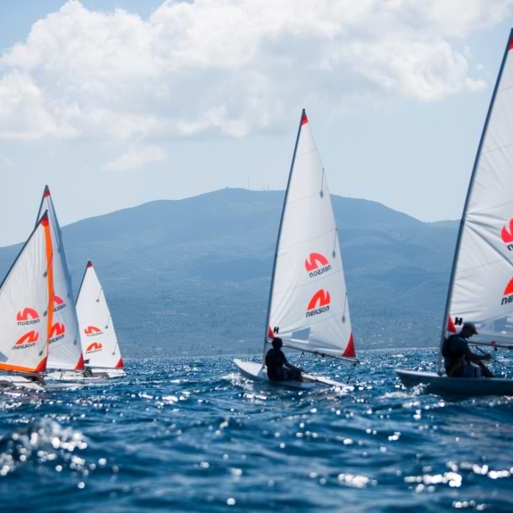 Dinghy sailing at Buca Beach Club