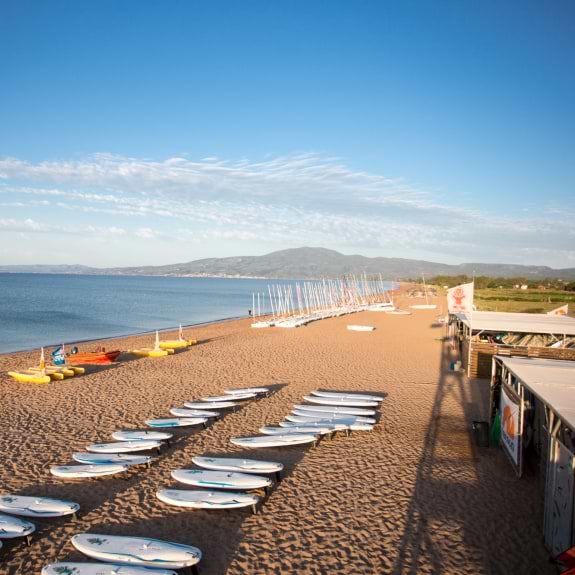 Long Analipsi beach at Messini Beach Club