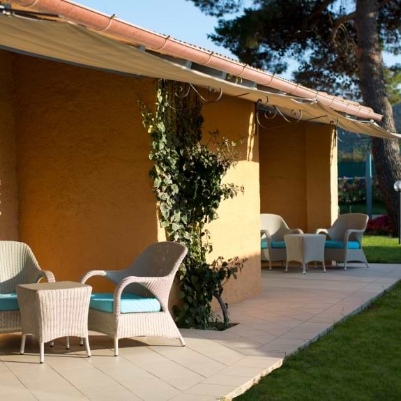 Room exteriors and terraces at Baia dei Mori Beach Club