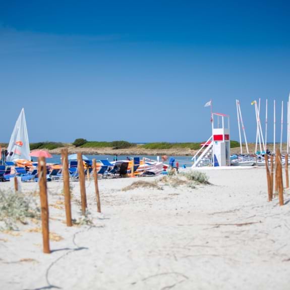The beach at Baia dei Mori Beach Club