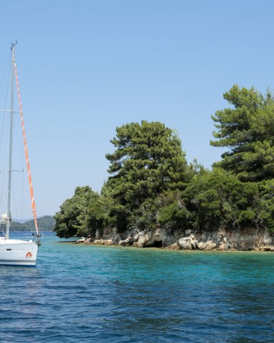Neilson yacht in Greece