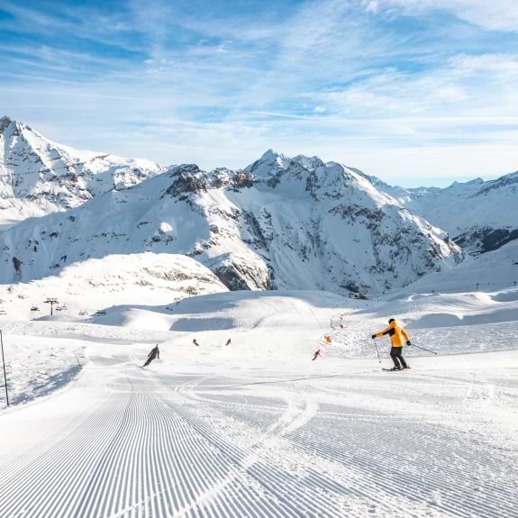 Wide-open pistes
