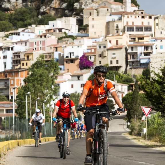 Guided mountain bike rides at Baia dei Mori Beach Club