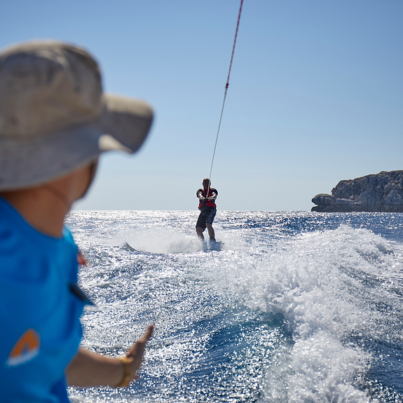 Wakeboarding at Levante Beach Club