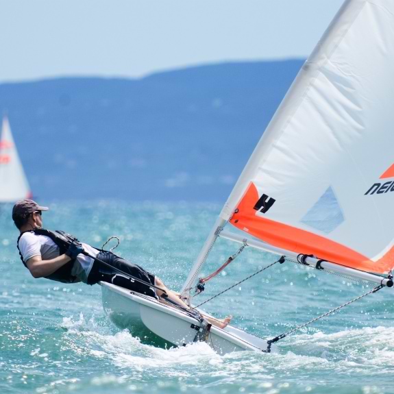 Intermediate sailing at Messini Beach Club
