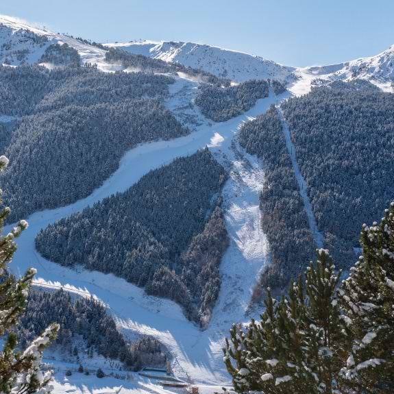 Ski slopes in Andorra