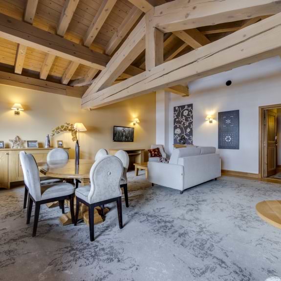 Spacious top floor suite at Hotel & Spa Le Savoie