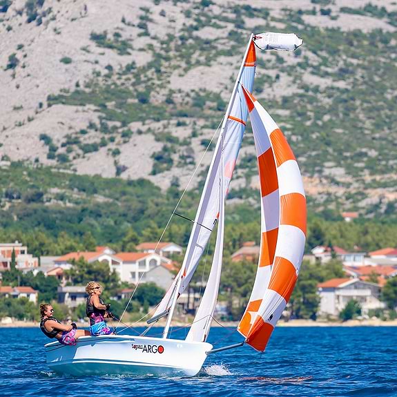 Perfect winds for sailing at Alana Beach Club
