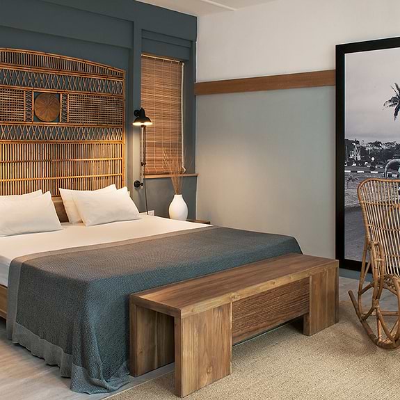 Typical couples suite bedroom