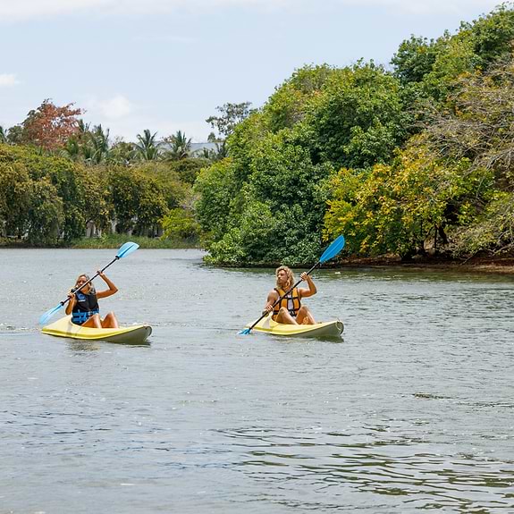 Kayaking along Lime River