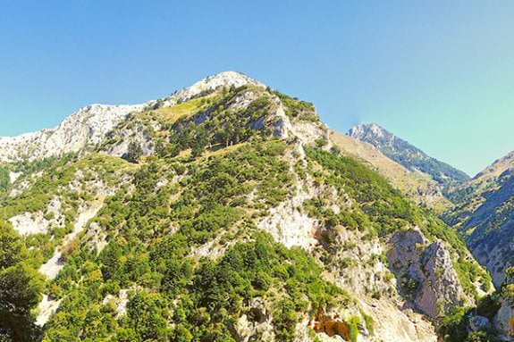 Rock climbing in Greece at Kardamili