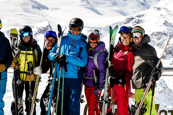 group ski holiday in Tignes