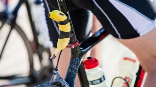 Banana on a bicyle
