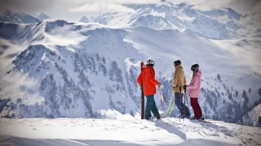 skiing group