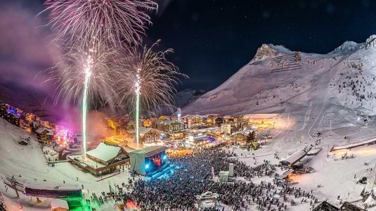 New year in the Alps