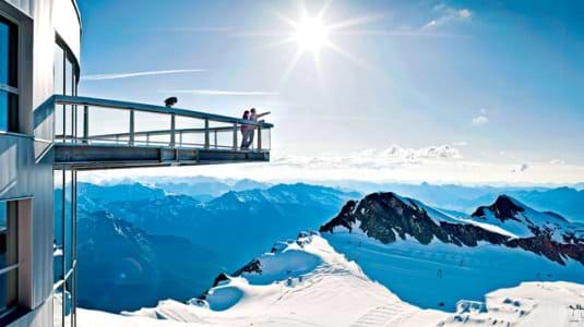 Most snow sure resort in Austria