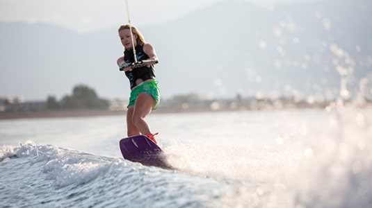 Jumping the wake