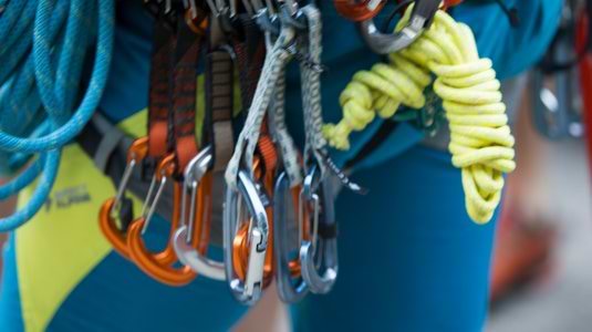 Carabiners and climbing protection