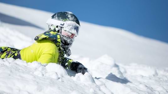 boy in snow