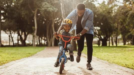 Happy times cycling