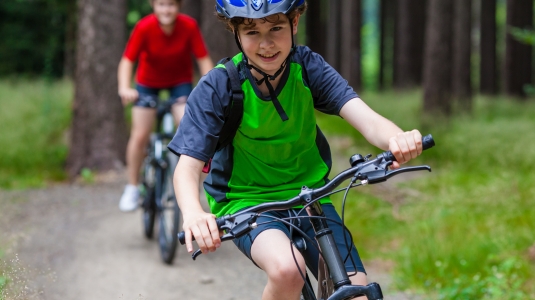 Cycling through the forest