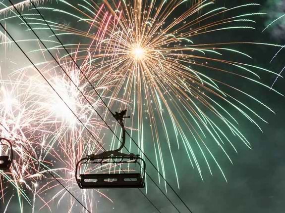 New Year fireworks