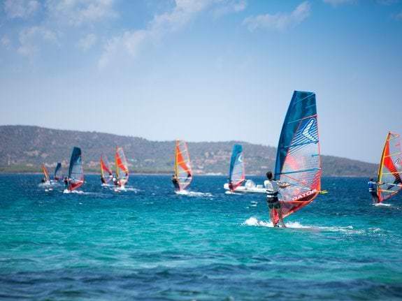 windsurfing in Sardinia