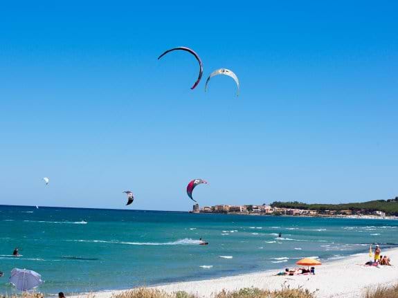 kitesurfing in Sardinia