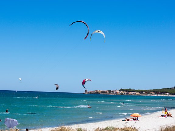 kitesurfing in Sardinia