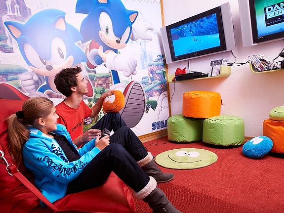 Enjoying games and movies