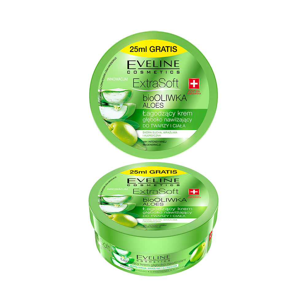 Eveline - Extra Soft Soft bioolive aloe vera face&body cream